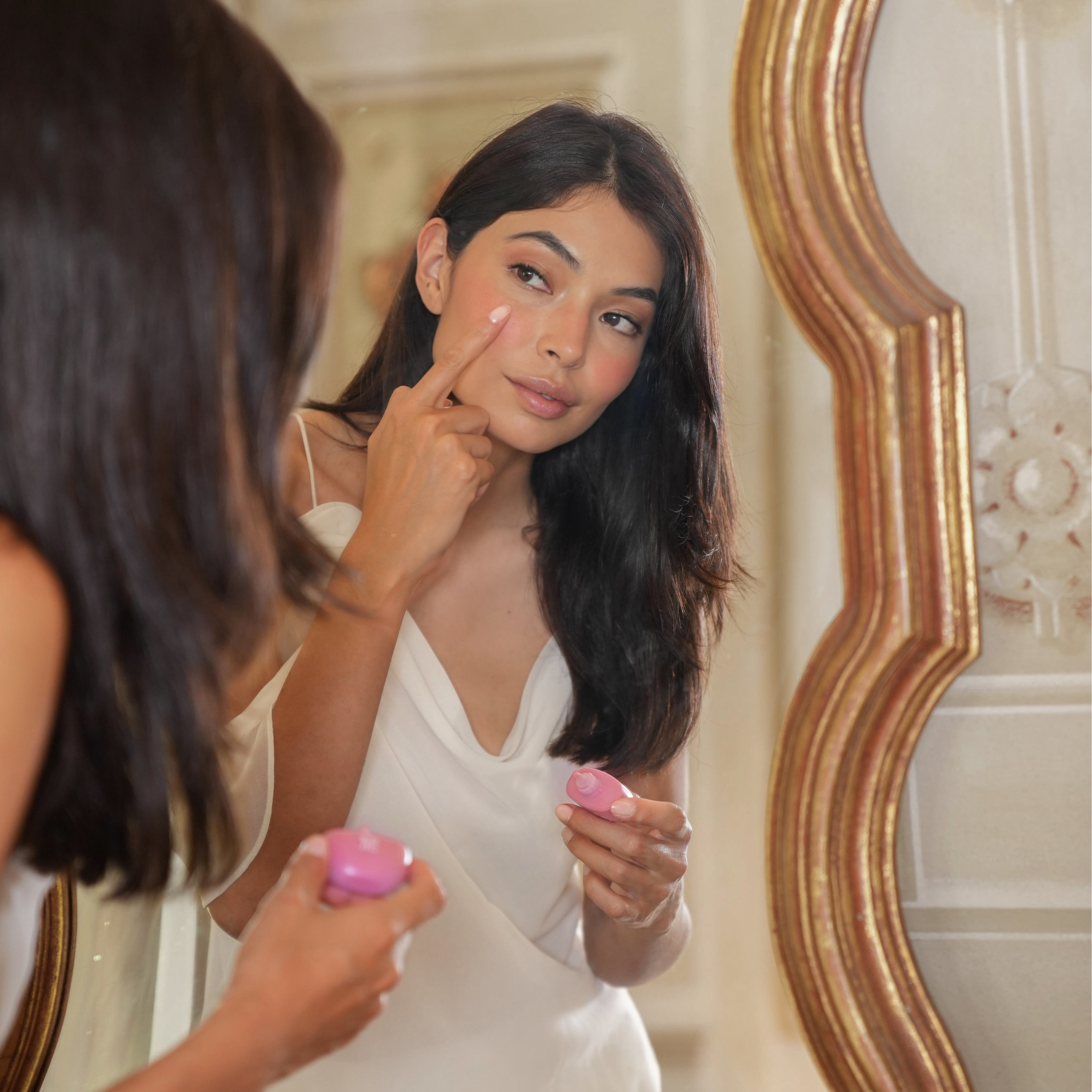 Hydrating liquid blush: Dusty pink
